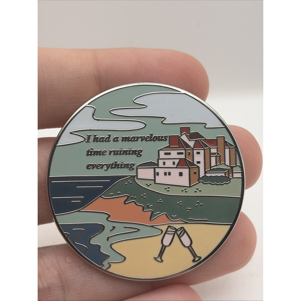 Taylor Swift The Last Great American Dynasty Quote Rhode Island Lapel Hat Pin